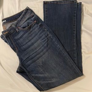 Bootcut blue jeans size 14